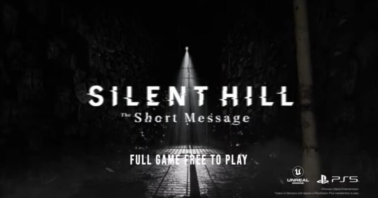 First person horror game Silent Hill Short Message is out right now for free on the PS5